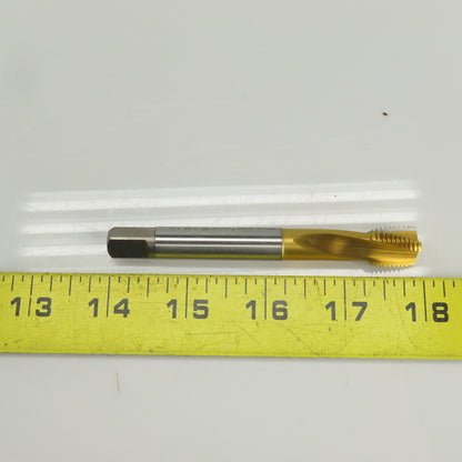 Emuge 2D-ZBF-TIN 9/16"-18UNF-2BX TiN Coat Modified Bottoming Tap 3 Flute