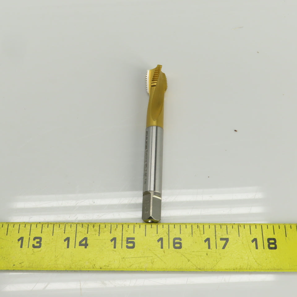Emuge 2D-ZBF-TIN 9/16"-18UNF-2BX TiN Coat Modified Bottoming Tap 3 Flute