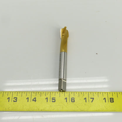 Emuge 2D-ZBF-TIN 9/16"-18UNF-2BX TiN Coat Modified Bottoming Tap 3 Flute