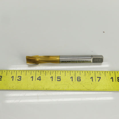 Emuge 2D-ZBF-TIN 9/16"-18UNF-2BX TiN Coat Modified Bottoming Tap 3 Flute