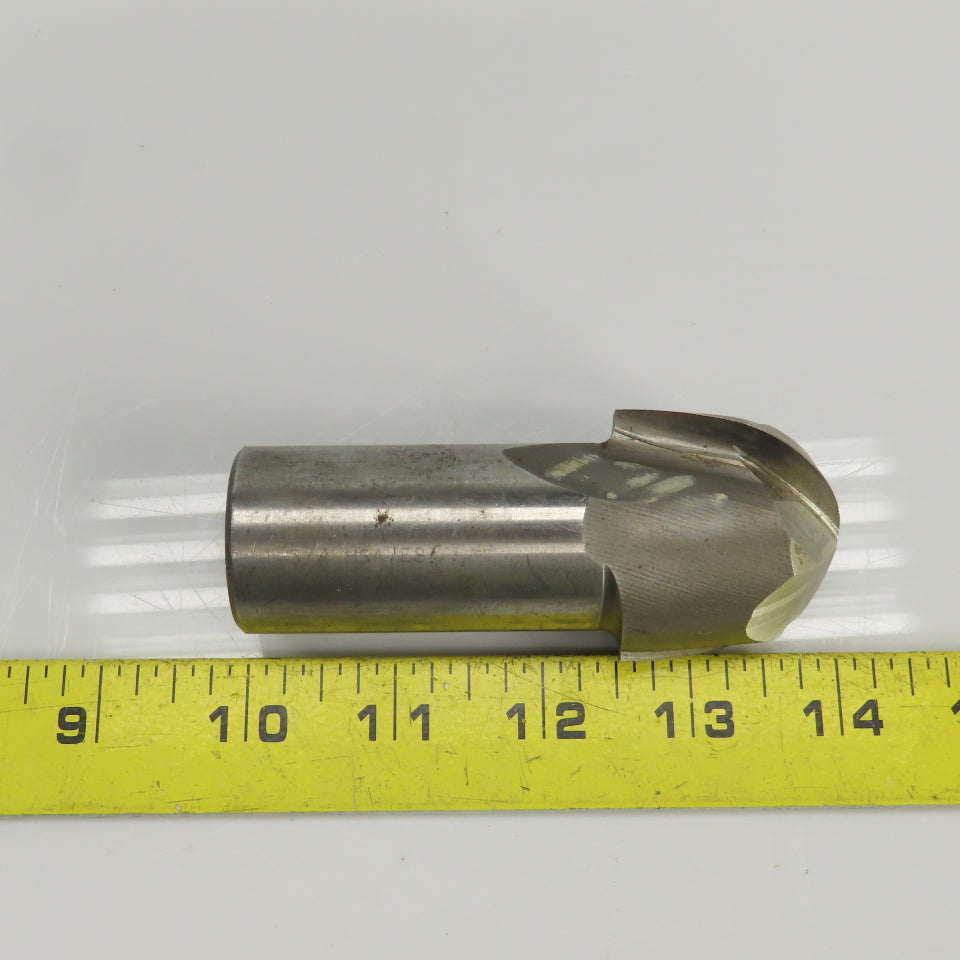 Brubaker 2 Flute HSS Ball Nose Center Cutting End Mill 1.700 Cut Diam 4" OAL