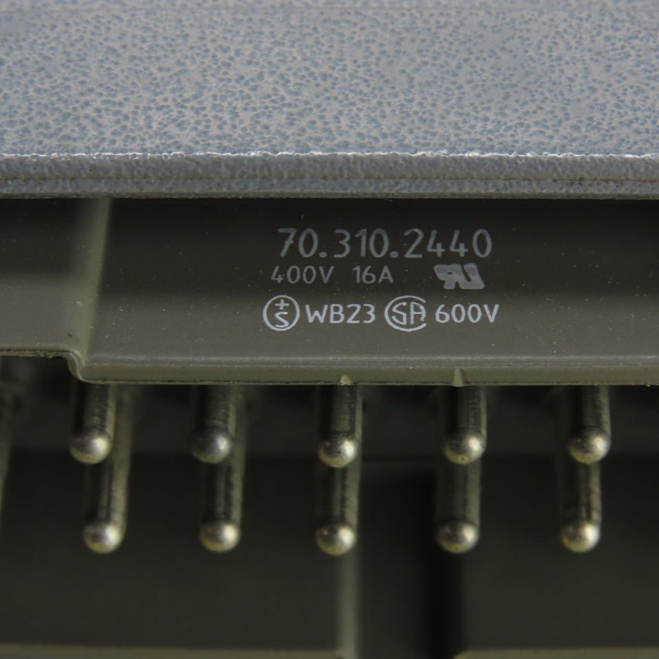 Wieland 70.310.2440.0 Rectangular Connector M 24Signal/1 Ground 400V 16A