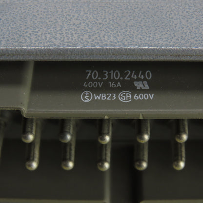 Wieland 70.310.2440.0 Rectangular Connector M 24Signal/1 Ground 400V 16A