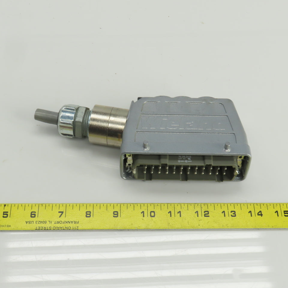 Wieland 70.310.2440.0 Rectangular Connector M 24Signal/1 Ground 400V 16A