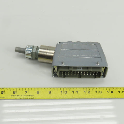 Wieland 70.310.2440.0 Rectangular Connector M 24Signal/1 Ground 400V 16A