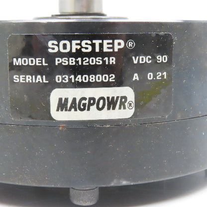 Magpowr PSB120S1R Sofstep 90VDC Magnetic Particle Clutch 3/4" OD x 1/2" ID Bore