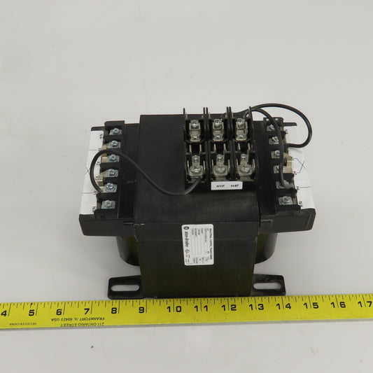 Allen Bradley 1497B-A10-M14-3-N 0.750KVA Transformer PRI 240-480V Sec 120-240V