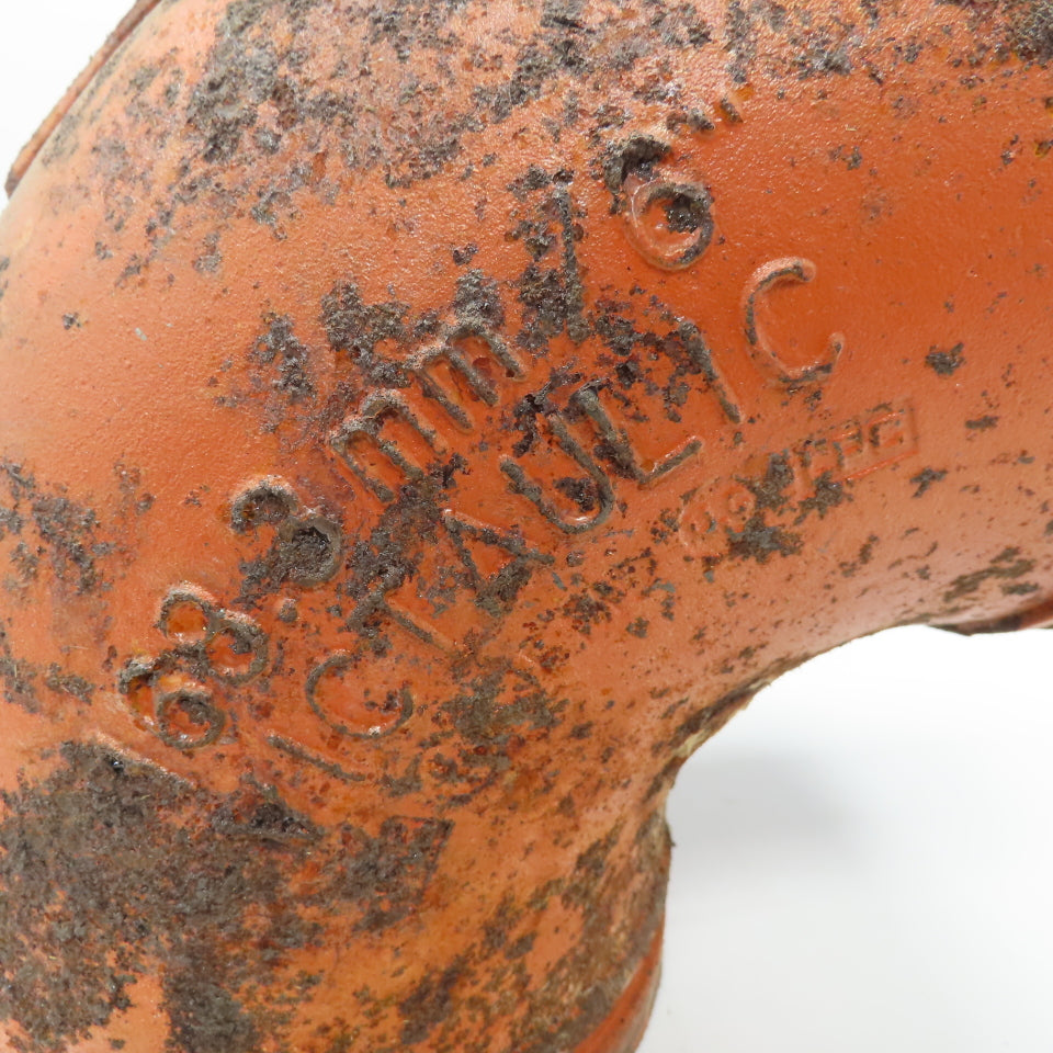 Victaulic No. 10 6" 90° Grooved End Elbow Pipe Fitting 168.3mm