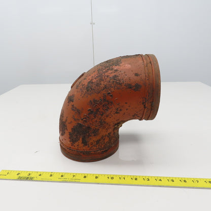 Victaulic No. 10 6" 90° Grooved End Elbow Pipe Fitting 168.3mm