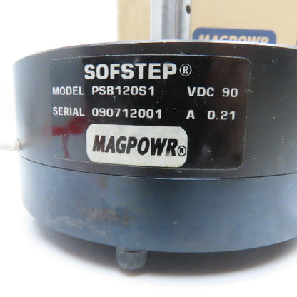 Magpowr PSB120S1 Sofstep 90VDC Magnetic Particle Clutch 3/4" OD x 1/2" ID Bore