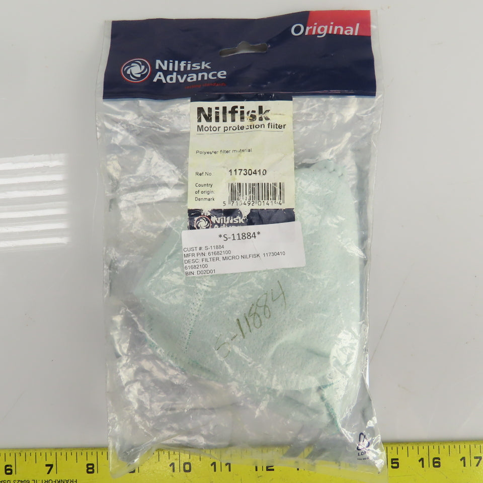 Nilfisk 61682100 Polyester Replacement Slide Motor Protection Microfilter