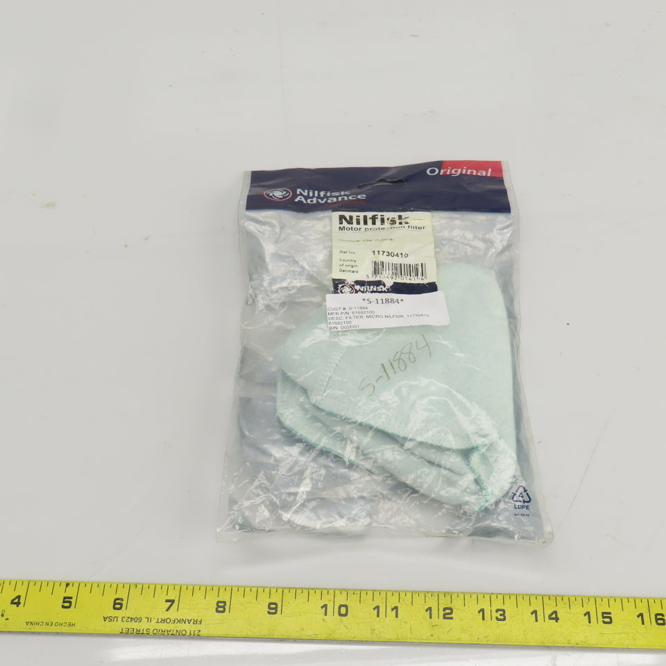 Nilfisk 61682100 Polyester Replacement Slide Motor Protection Microfilter