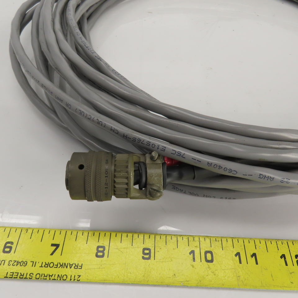 Carol C6040A E105765 Low Voltage Computer Cable 22AWG 3 Shielded Pairs 49'