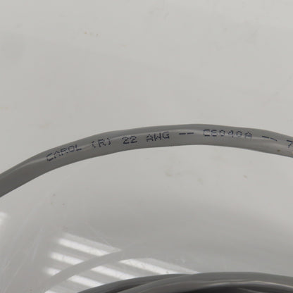Carol C6040A E105765 Low Voltage Computer Cable 22AWG 3 Shielded Pairs 49'