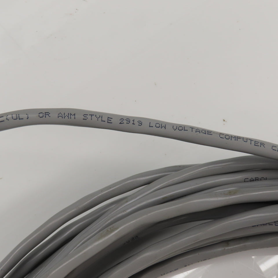 Carol C6040A E105765 Low Voltage Computer Cable 22AWG 3 Shielded Pairs 49'