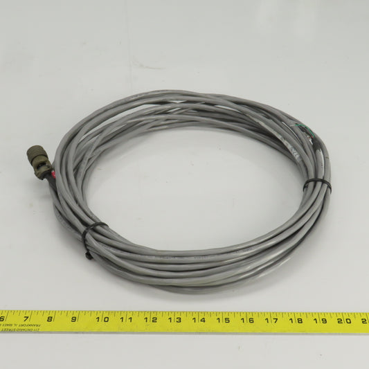 Carol C6040A E105765 Low Voltage Computer Cable 22AWG 3 Shielded Pairs 49'