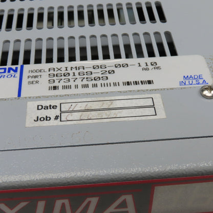 Emerson Axima-06-00-110 960169-20 Electronic Motion Controller 4 Axis