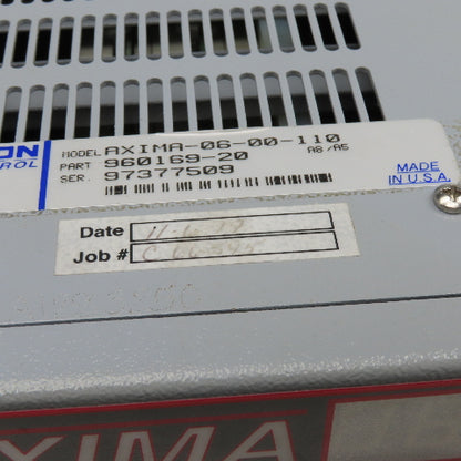 Emerson Axima-06-00-110 960169-20 Electronic Motion Controller 4 Axis
