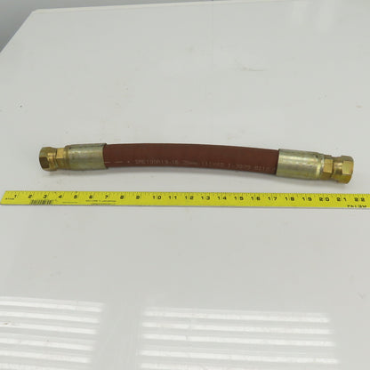 1 00R13-16 1" (-16) Hydraulic Hose Assy. 1-5/16-12 JIC Flare 5000PSI 19-1/2" OAL