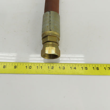 1 00R13-16 1" (-16) Hydraulic Hose Assy. 1-5/16-12 JIC Flare 5000PSI 19-1/2" OAL