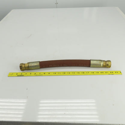 1 00R13-16 1" (-16) Hydraulic Hose Assy. 1-5/16-12 JIC Flare 5000PSI 19-1/2" OAL