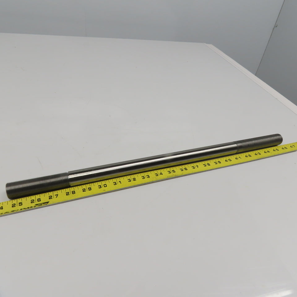 Thomson 1"-14 Hardened Steel Threaded End Shaft Guide Rod 21-1/2"