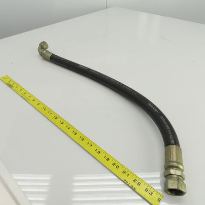 Dayco D612 100R17 3/4" 3000PSI Hydraulic Hose Assy 28" OAL 3/4" Jic Flare Swivel
