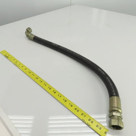 Dayco D612 100R17 3/4" 3000PSI Hydraulic Hose Assy 28" OAL 3/4" Jic Flare Swivel