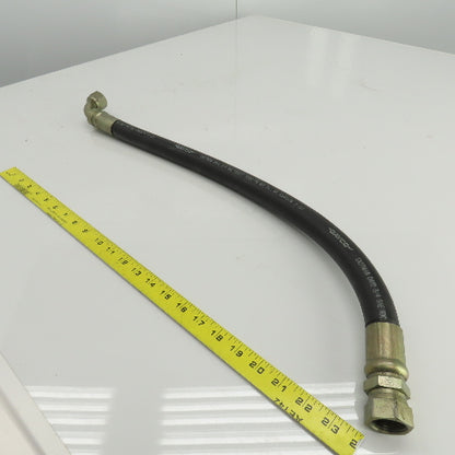 Dayco D612 100R17 3/4" 3000PSI Hydraulic Hose Assy 28" OAL 3/4" Jic Flare Swivel