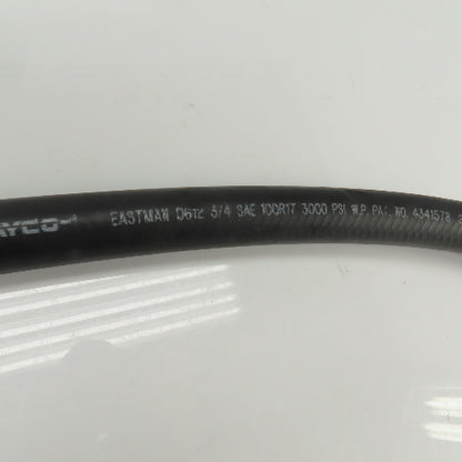Dayco D612 100R17 3/4" 3000PSI Hydraulic Hose Assy 28" OAL 3/4" Jic Flare Swivel