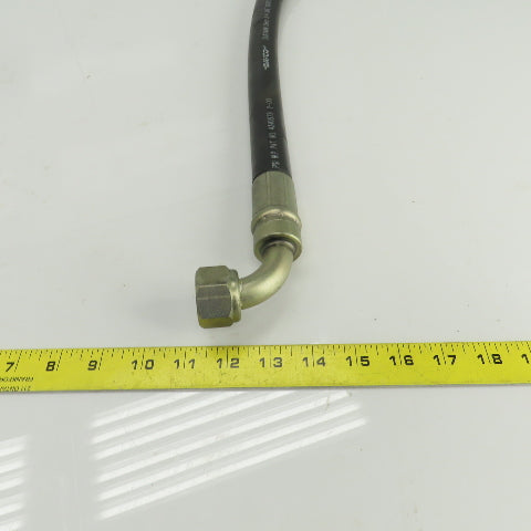 Dayco D612 100R17 3/4" 3000PSI Hydraulic Hose Assy 28" OAL 3/4" Jic Flare Swivel