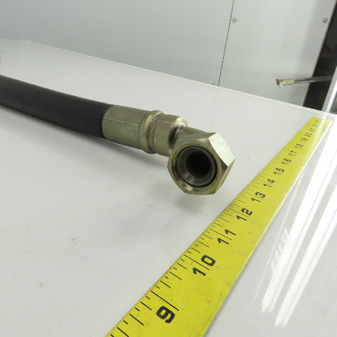 Dayco D612 100R17 3/4" 3000PSI Hydraulic Hose Assy 28" OAL 3/4" Jic Flare Swivel