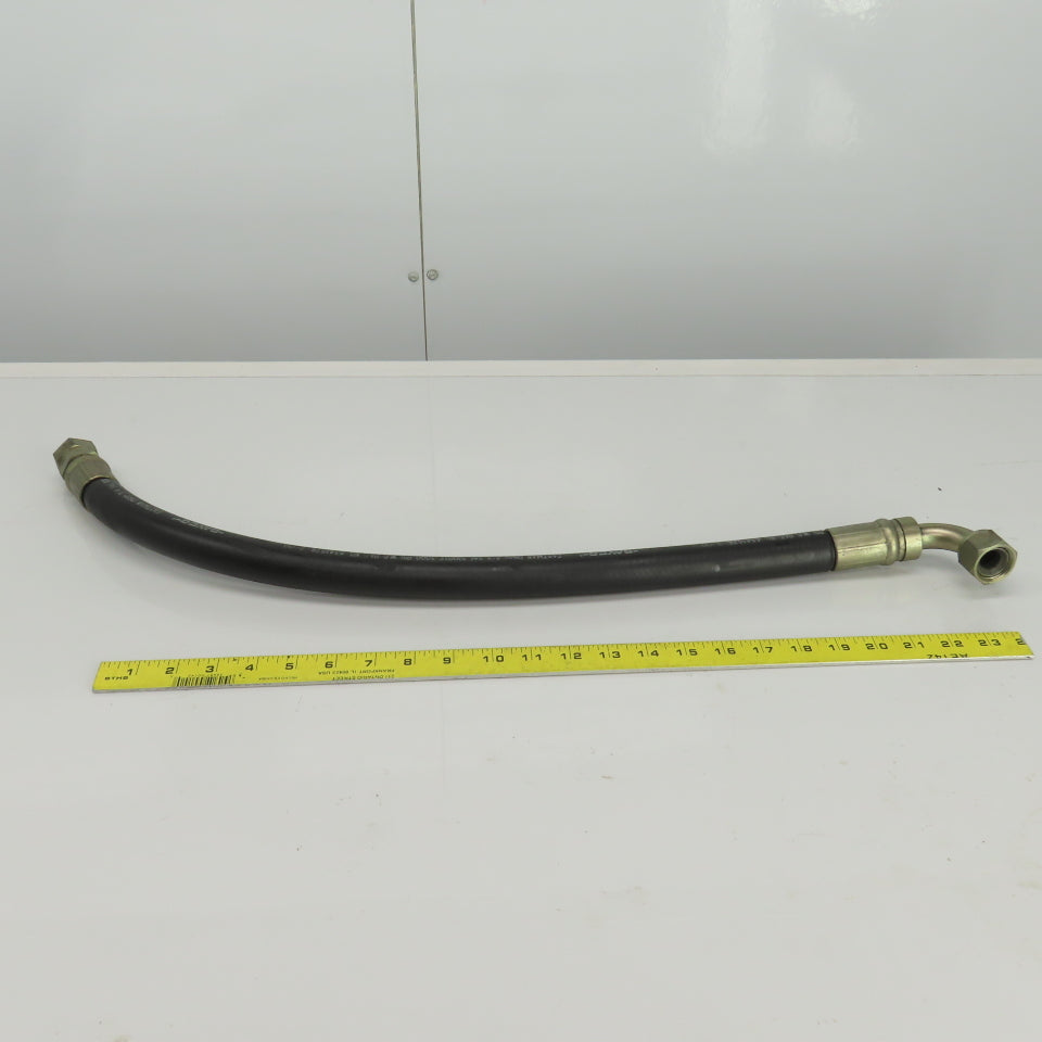 Dayco D612 100R17 3/4" 3000PSI Hydraulic Hose Assy 28" OAL 3/4" Jic Flare Swivel