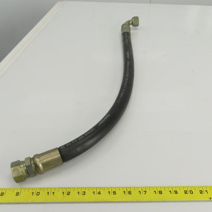 Dayco D612 100R17 3/4" 3000PSI Hydraulic Hose Assy 28" OAL 3/4" Jic Flare Swivel