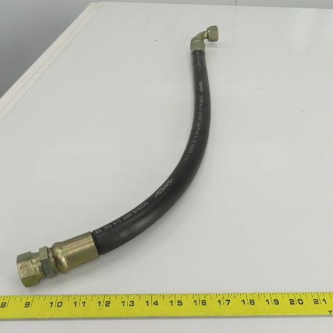 Dayco D612 100R17 3/4" 3000PSI Hydraulic Hose Assy 28" OAL 3/4" Jic Flare Swivel