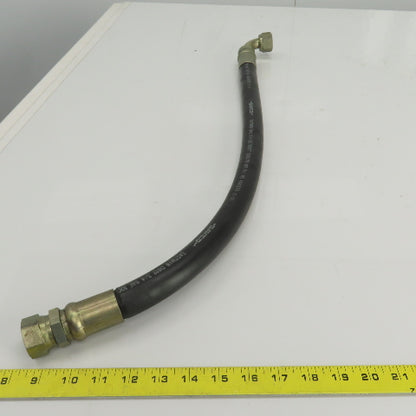 Dayco D612 100R17 3/4" 3000PSI Hydraulic Hose Assy 28" OAL 3/4" Jic Flare Swivel