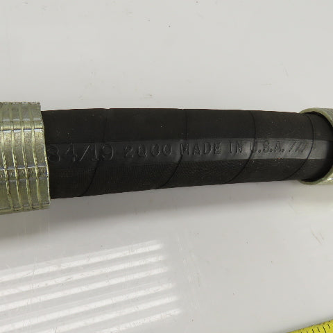 MatchMate (-16) Hydraulic Hose Assy Double Swivel 1-5/16-12 JIC Flare12-1/4"OAL