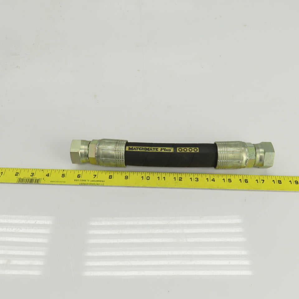 MatchMate (-16) Hydraulic Hose Assy Double Swivel 1-5/16-12 JIC Flare12-1/4"OAL