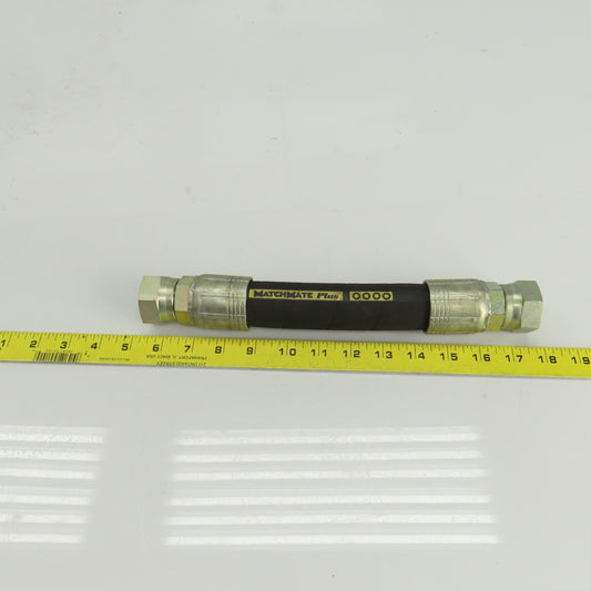 MatchMate (-16) Hydraulic Hose Assy Double Swivel 1-5/16-12 JIC Flare12-1/4"OAL