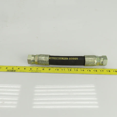 MatchMate (-16) Hydraulic Hose Assy Double Swivel 1-5/16-12 JIC Flare12-1/4"OAL
