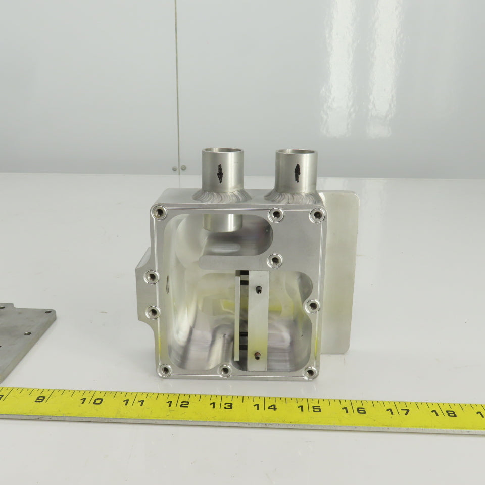 Aluminum Flow Regulator/Vacuum Box 1" OD In/Outlet 1/4" NPT Regulator Port