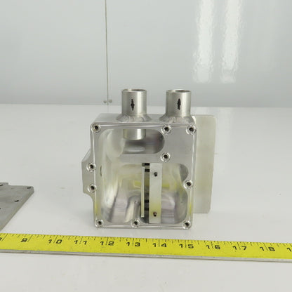 Aluminum Flow Regulator/Vacuum Box 1" OD In/Outlet 1/4" NPT Regulator Port