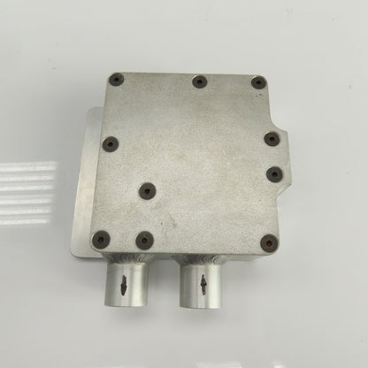 Aluminum Flow Regulator/Vacuum Box 1" OD In/Outlet 1/4" NPT Regulator Port