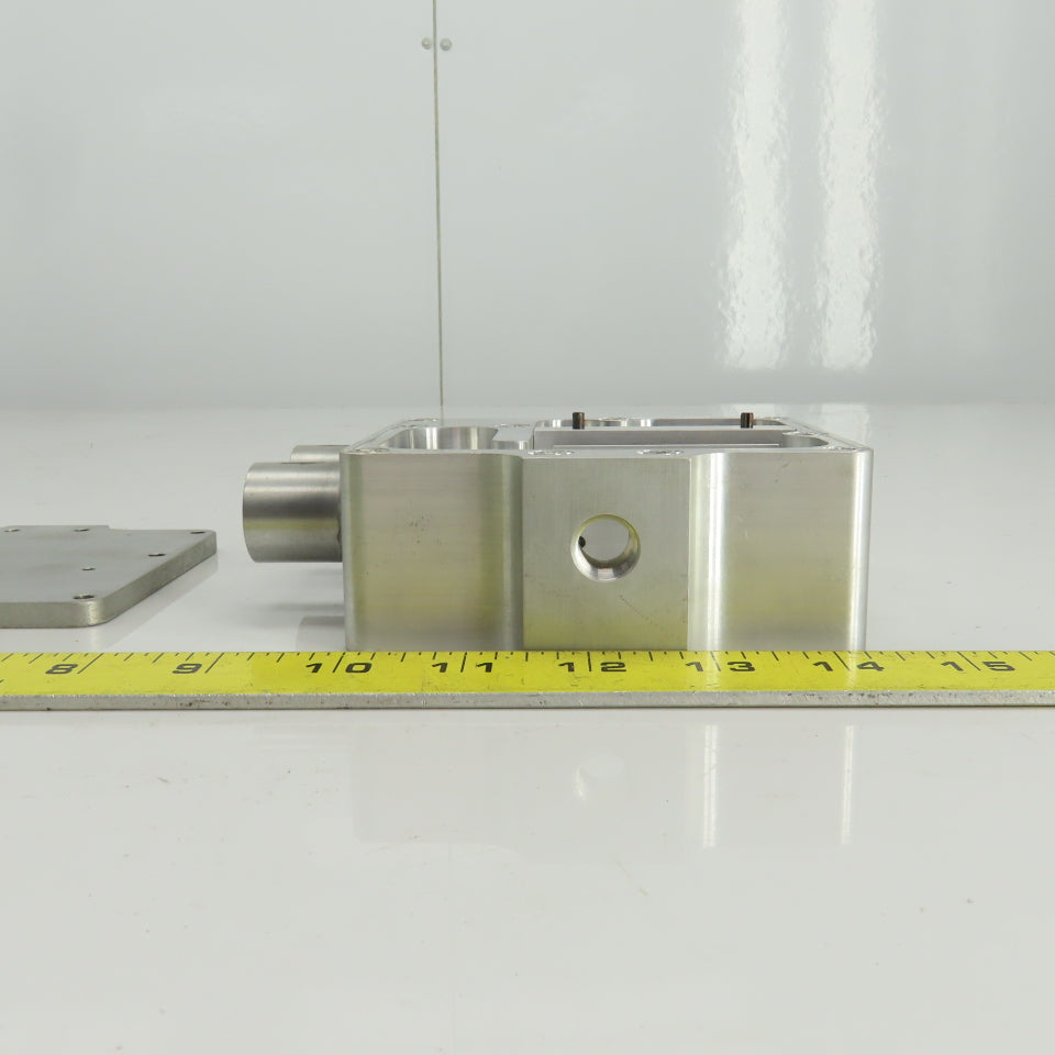 Aluminum Flow Regulator/Vacuum Box 1" OD In/Outlet 1/4" NPT Regulator Port