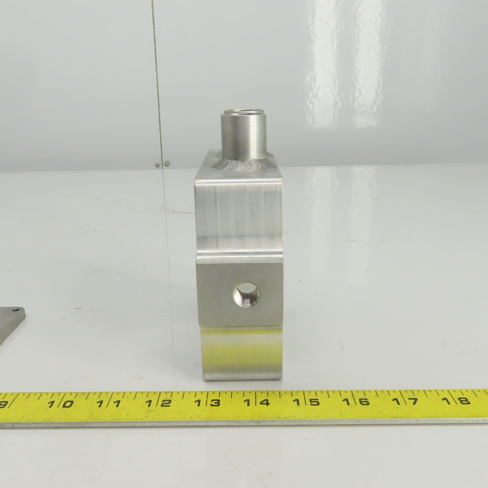 Aluminum Flow Regulator/Vacuum Box 1" OD In/Outlet 1/4" NPT Regulator Port