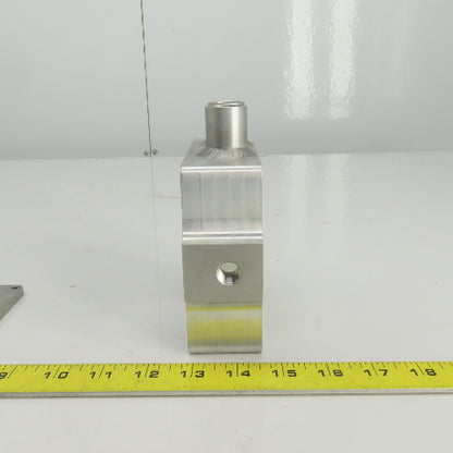 Aluminum Flow Regulator/Vacuum Box 1" OD In/Outlet 1/4" NPT Regulator Port