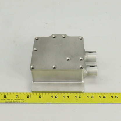 Aluminum Flow Regulator/Vacuum Box 1" OD In/Outlet 1/4" NPT Regulator Port