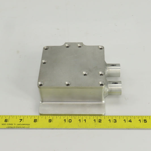 Aluminum Flow Regulator/Vacuum Box 1" OD In/Outlet 1/4" NPT Regulator Port