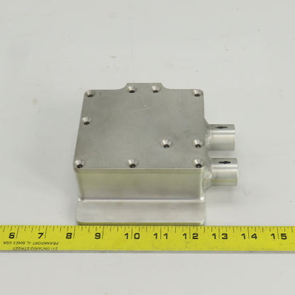 Aluminum Flow Regulator/Vacuum Box 1" OD In/Outlet 1/4" NPT Regulator Port