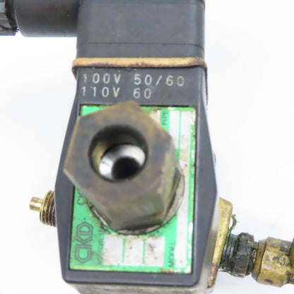 CKD AG33-01-1 1/8" NPT Solenoid Valve 110V Coil